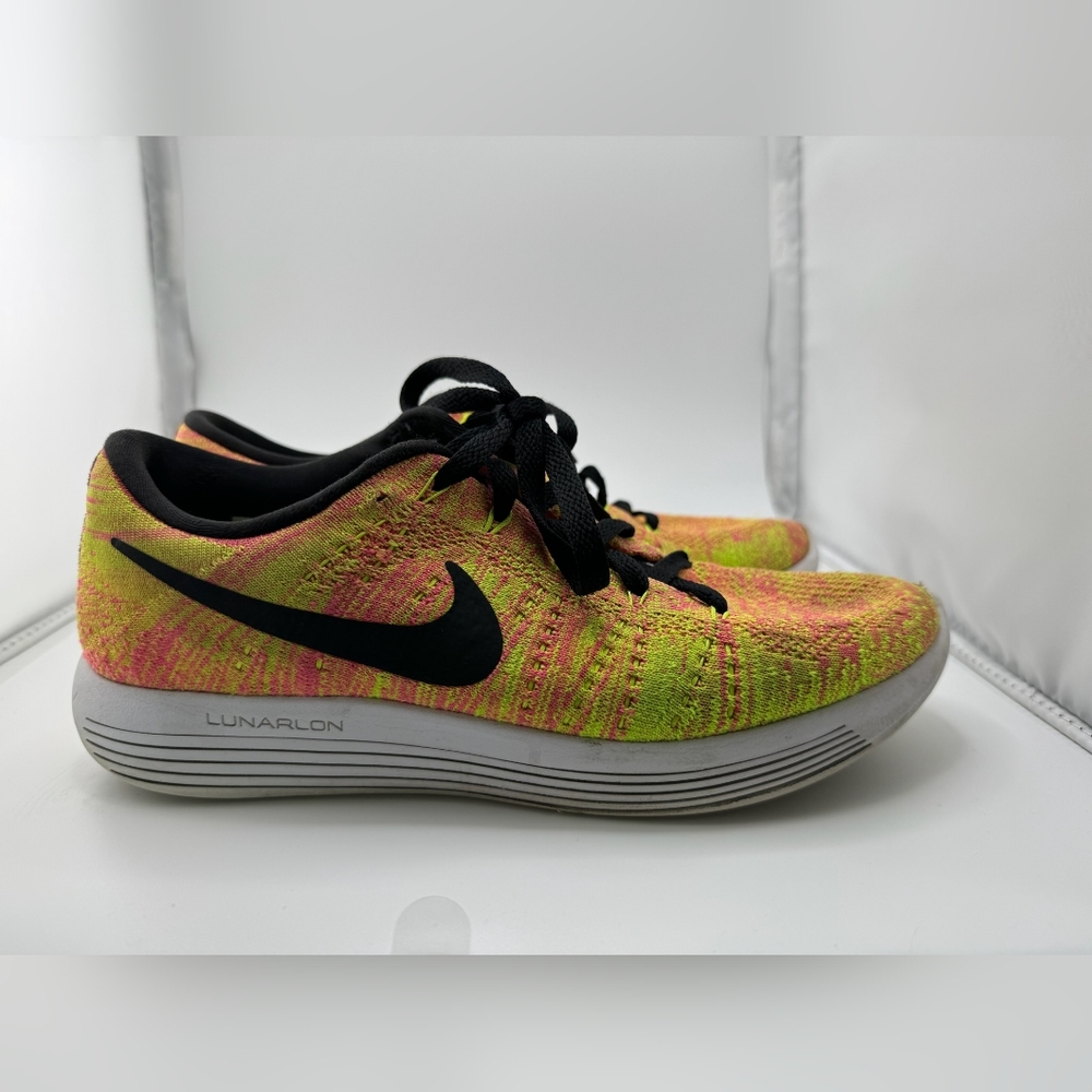 Nike LunarEpic Flyknit Womens Size 8 shoes Multicolor Athletic Running Sneakers - Picture 3 of 6